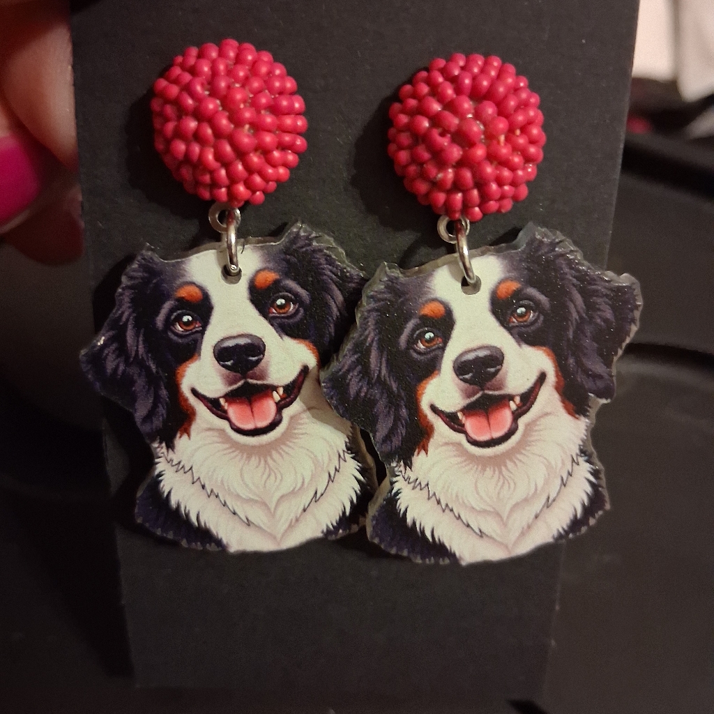Set Of 3 Doggy Breed Earrings